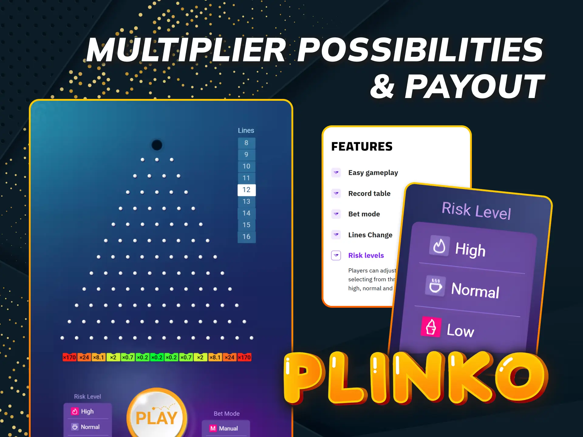 Learn how to play Plinko and start placing your bets today.